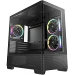 Корпус Deepcool CG380U 3F черный без БП mATX 6x120mm 3x140mm 2xUSB3.0 audio bott PSU