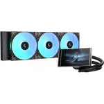 Система водяного охлаждения Deepcool LT360 Vision ARGB Soc-AM5/AM4/1200/1700/1851 черный 4-pin 33.66dB Al LCD 350W 1768gr Ret (R-LT360VISION-BKAMMC-G-1)