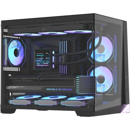 Корпус Formula Crystal Z4M черный без БП mATX 9x120mm 1xUSB3.0 audio bott PSU