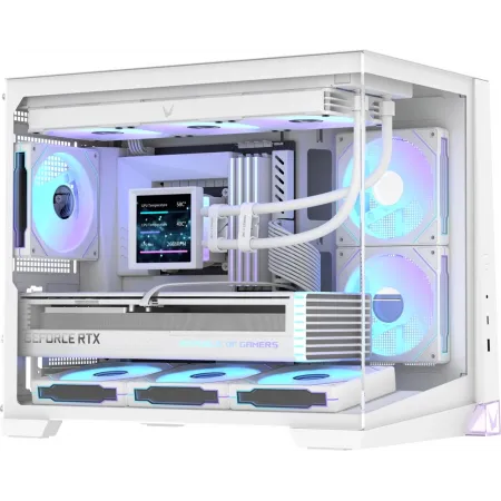 Корпус Formula Crystal Z4M Plus белый без БП mATX 3x120mm 1xUSB3.0 audio bott PSU