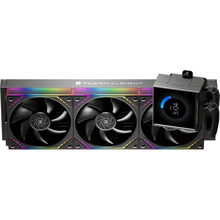 Система водяного охлаждения Thermalright Peerless Vision 360 ARGB Soc-AM5/AM4/1200/1700/1851 черный 4-pin 28.2dB Al LCD Ret (P-VISION-360-BL-ARGB)