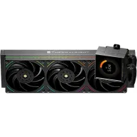 Система водяного охлаждения Thermalright Peerless Vision 360 UB ARGB Soc-AM5/AM4/1200/1700/1851 черный 4-pin 27dB Al LCD Ret (P-VISION-UB-360-BL-ARGB)