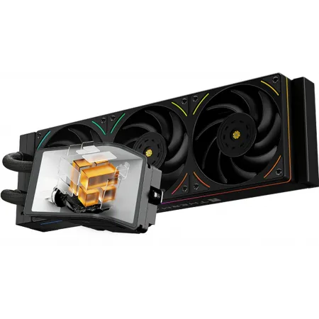 Система водяного охлаждения Thermalright Wonder Vision 360 UB ARGB Soc-AM5/AM4/1200/1700/1851 черный 4-pin 27dB Al LCD Ret (W-VISION-UB-360-BL-ARGB)
