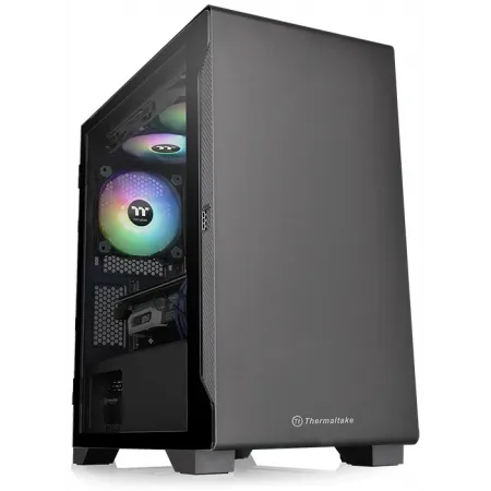 Корпус Thermaltake S100 TG черный без БП mATX 11x120mm 7x140mm 2xUSB3.0 audio bott PSU Корпус Thermaltake S100 TG черный без БП mATX 11x120mm 7x140mm 2xUSB3.0 audio bott PSU