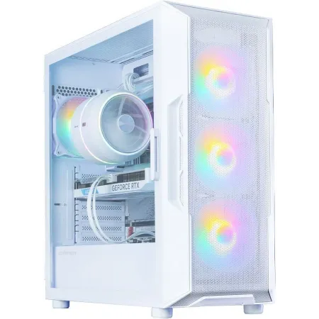 Корпус Zalman i3 Neo V2 белый без БП ATX 7x120mm 5x140mm 1xUSB3.0 audio bott PSU