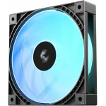 Вентилятор для корпуса Deepcool FD12 V2 ARGB 120х120x25 черный 4-pin 26.57дБ (R-FD12ARGBV2-BKAPN1-G) Ret