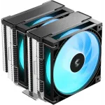Устройство охлаждения(кулер) Deepcool AG620 G2 ARGB Soc-AM5/AM4/1200/1700/1851 серебристый/черный 4-pin 30.93dB Al+Cu 270W 1046gr Ret (R-AG620-BKAMMG2-G)