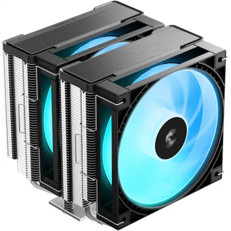 Устройство охлаждения(кулер) Deepcool AG620 G2 ARGB Soc-AM5/AM4/1200/1700/1851 серебристый/черный 4-pin 30.93dB Al+Cu 270W 1046gr Ret (R-AG620-BKAMMG2-G) Устройство охлаждения(кулер) Deepcool AG620 G2 ARGB Soc-AM5/AM4/1200/1700/1851 серебристый/черный 4-pin 30.93dB Al+Cu 270W 1046gr Ret (R-AG620-BKAMMG2-G)
