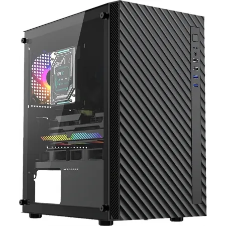 Корпус Accord ACC-508 черный без БП mATX 7x120mm 4x140mm 2xUSB2.0 1xUSB3.0 audio bott PSU
