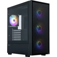 Корпус Zalman S6 черный без БП ATX 7x120mm 2x140mm 1xUSB2.0 1xUSB3.0 audio bott PSU