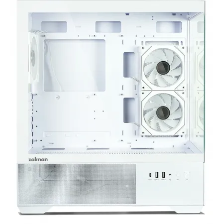 Корпус Zalman Chronix V2 белый без БП ATX 6x120mm 2x140mm 1xUSB2.0 1xUSB3.0 audio bott PSU