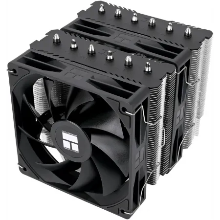 Устройство охлаждения(кулер) Thermalright Peerless Assassin 120 SE V2 нет подсветки Soc-AM5/AM4/1200/1700/1851 серебристый/черный 4-pin 29.5dB Al+Cu 730gr Ret (PA120-SE-V2)