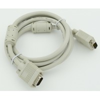 Кабель VGA (m) VGA (m) 1.8м феррит.кольца серый