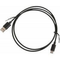Кабель USB (m)-USB Type-C (m) 1м черный