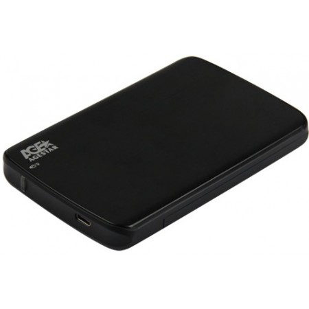 Внешний корпус для HDD/SSD AgeStar 31UB2A12C SATA USB3.1 пластик/алюминий черный 2.5"