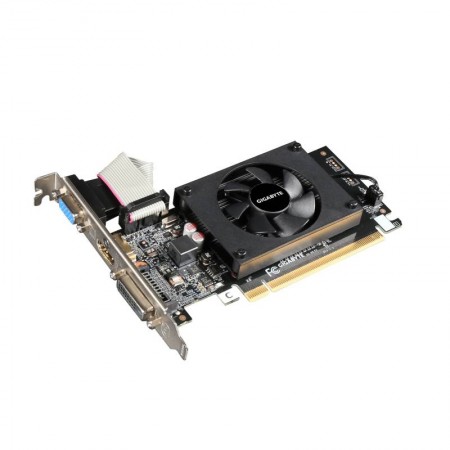 Видеокарта Gigabyte PCI-E GV-N710D3-2GL NVIDIA GeForce GT 710 2Gb 64bit DDR3 954/1800 DVIx1 HDMIx1 CRTx1 HDCP Ret low profile