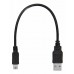 Кабель Buro OTG_MINI 0.2м черный