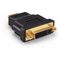 Переходник Buro DVI-I(f) HDMI (m) (HDMI-19M-DVI-I(F)-ADPT) черный