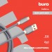 Кабель Buro BHP LGHT+MCR USB (m)-Lightning (m)/micro USB (m) 1м серый