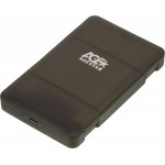 Внешний корпус для HDD/SSD AgeStar 31UBCP3C SATA USB3.1 пластик черный 2.5"