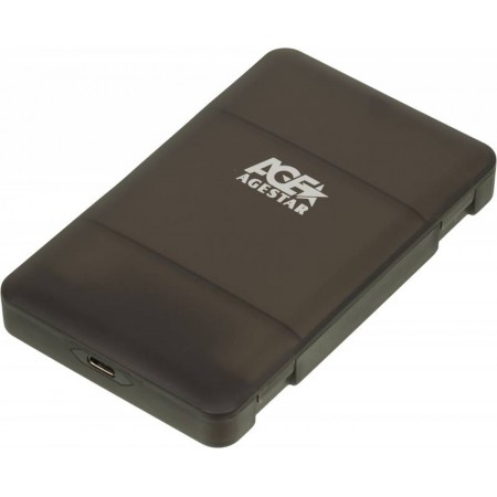 Внешний корпус для HDD/SSD AgeStar 31UBCP3C SATA USB3.1 пластик черный 2.5"