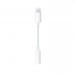 Переходник Apple MMX62ZM/A Jack 3.5 (f)-Lightning (m) белый