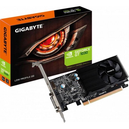 Видеокарта Gigabyte PCI-E GV-N1030D5-2GL NVIDIA GeForce GT 1030 2Gb 64bit GDDR5 1227/6008 DVIx1 HDMIx1 HDCP Ret