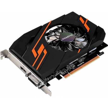 Видеокарта Gigabyte PCI-E GV-N1030OC-2GI NVIDIA GeForce GT 1030 2Gb 64bit GDDR5 1265/6008 HDMIx1 HDCP Ret