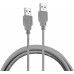 Кабель Buro USB A(m) USB A(m) 1.8м (BHP RET USB_AM18) серый (блистер)