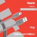 Кабель Buro BHP RET USB_MINI18 USB (m)-mini USB (m) 1.8м серый