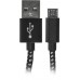 Кабель Buro Braided BHP RET MICUSB-BR USB (m)-micro USB (m) 1м черный