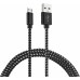 Кабель Buro Braided BHP RET MICUSB-BR USB (m)-micro USB (m) 1м черный