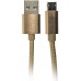 Кабель Buro Braided BHP RET MICUSB-BR USB (m)-micro USB (m) 1м золотистый