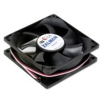 Вентилятор для корпуса Zalman ZM-F1 Plus (SF) 80х80x25 черный 3-pin 23дБ Ret