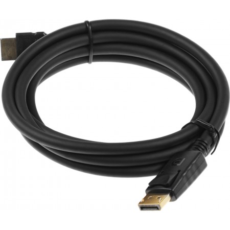 Кабель DisplayPort (m) HDMI (m) 2м черный