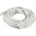 Кабель DB15 (m) DB15 (m) 15м (CABLE15) феррит.кольца серый