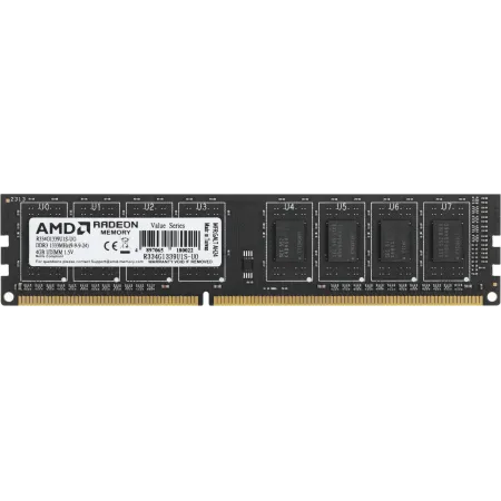 Память DDR3 4Gb 1333MHz AMD R334G1339U1S-UO OEM PC3-10600 CL9 DIMM 240-pin 1.5В OEM