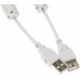 Кабель-удлинитель USB2.0-AM-AF-1.8M-MG USB A(m) USB A(f) 1.8м феррит.кольца серый