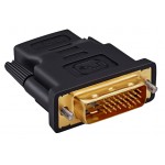 Переходник Buro HDMI (f) DVI-D (m) (HDMI-19FDVID-M_ADPT) черный