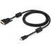 Кабель Buro HDMI (m) DVI-D (m) 1.8м (HDMI-19M-DVI-D-1.8M) феррит.кольца черный