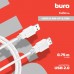 Кабель-удлинитель Buro USB2.0-AM-AF-0,75M USB A(m) USB A(f) 0.75м белый