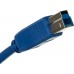 Кабель Buro USB A(m) USB B(m) 1.8м (USB3.0-AM/BM) синий