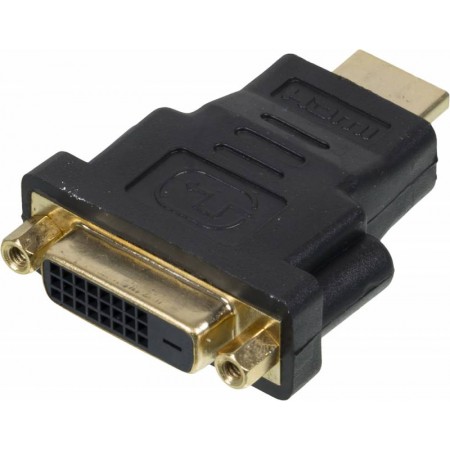 Переходник Ningbo HDMI (m) DVI-D (f) (CAB NIN HDMI(M)/DVI-D(F)) черный