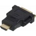 Переходник Ningbo HDMI (m) DVI-D (f) (CAB NIN HDMI(M)/DVI-D(F)) черный