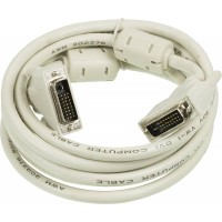 Кабель Ningbo DVI-D Dual Link (m) DVI-D Dual Link (m) 3м (RD-DVI-3-BR) феррит.кольца серый (блистер)