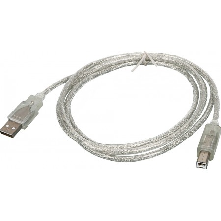 Кабель Ningbo USB A(m) USB B(m) 1.8м прозрачный