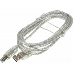 Кабель Ningbo USB A(m) USB B(m) 1.8м прозрачный (блистер)