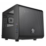 Корпус Thermaltake Core V1 черный без БП miniITX 2x80mm 1x120mm 1x140mm 2xUSB3.0 audio bott PSU