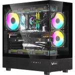 Корпус Formula Crystal Z8 черный без БП ATX 9x120mm 6x140mm 1xUSB3.0 audio bott PSU