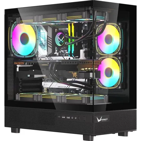 Корпус Formula Crystal Z8 черный без БП ATX 9x120mm 6x140mm 1xUSB3.0 audio bott PSU